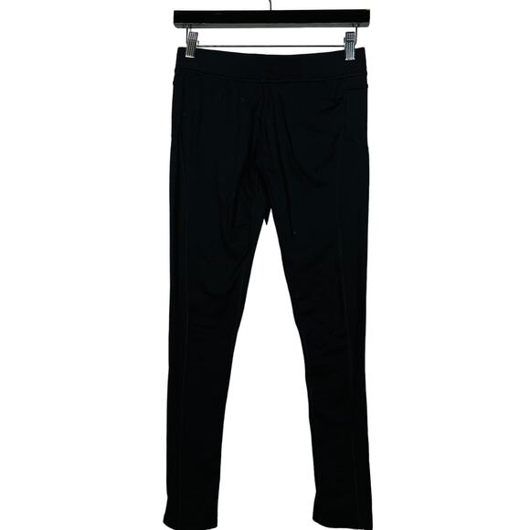 Running Girl Leggings Athletic Pant Casual Ankle Crop Black - L - Picture 1 of 4